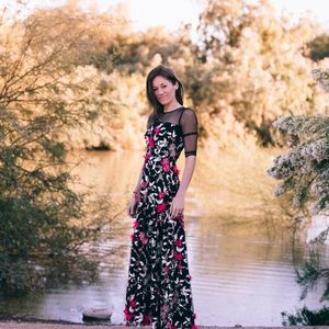 Alex Marie Long Floral Dress (see details)